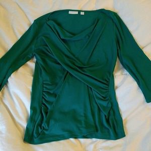 New York Company Hanging Neckline Blouse Size M